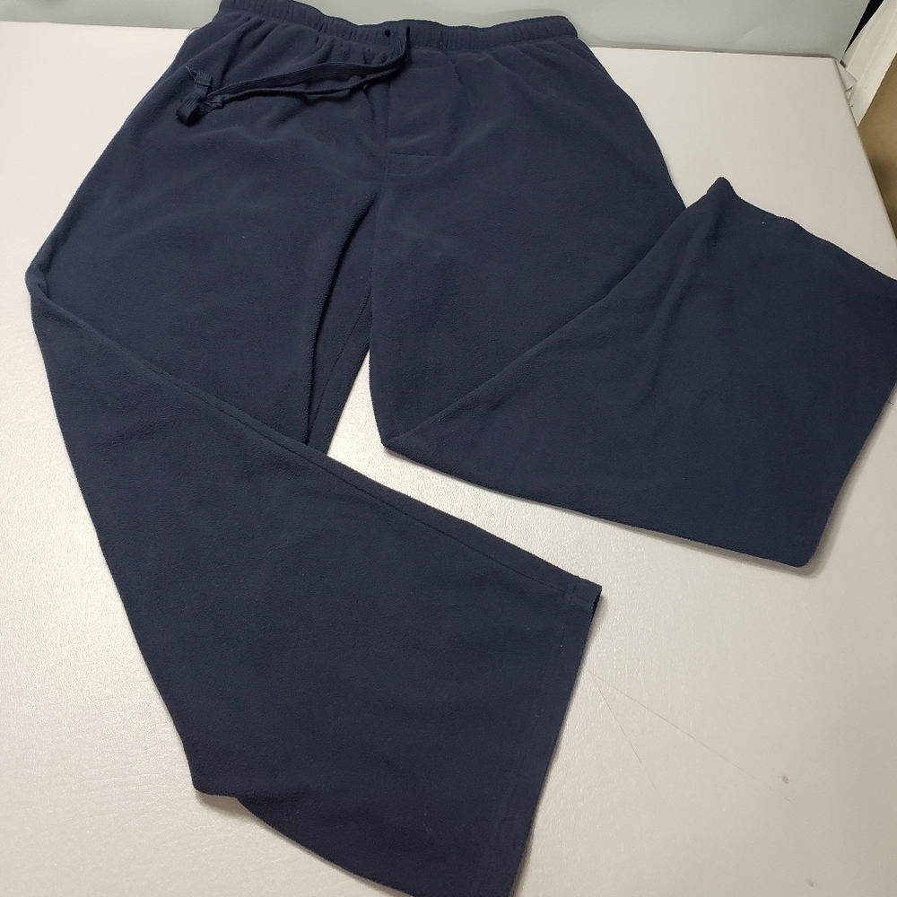 mens Croft & barrow navy blue straight leg sweatpants size large